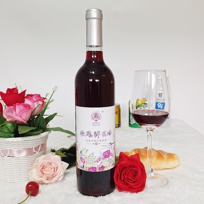 东风庄园玫瑰鲜花酒-加香型甜红葡萄酒