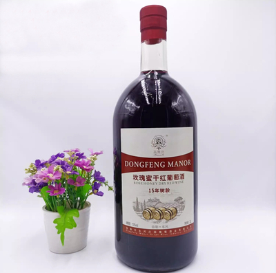东风庄园3000ml15年树龄玫瑰蜜干红葡萄酒